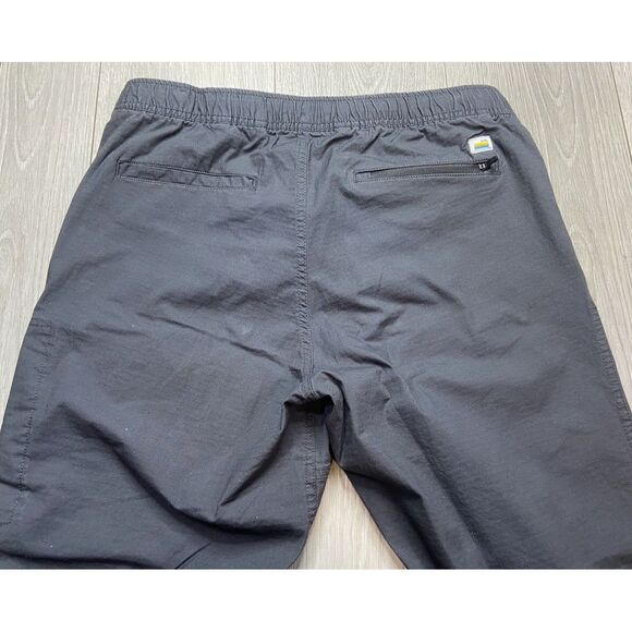 Vuori Pants Men Large Gray‎ Ripstop DuraTerra Climbing Outdoor Drawstring Hike - Picture 3 of 10